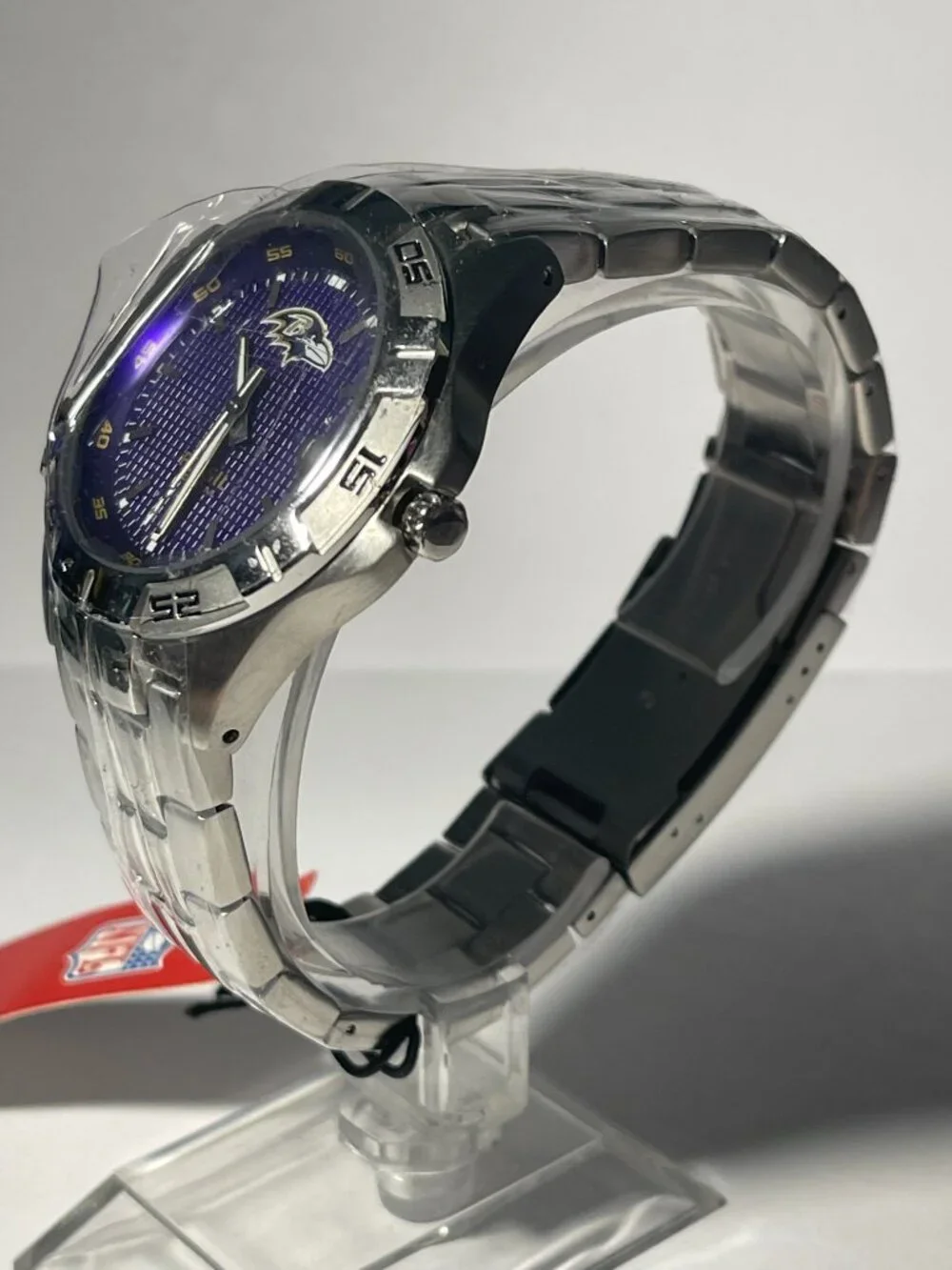 Baltimore Ravens NFL Stainless-Steel Watch by Fossil NEW (RARE)